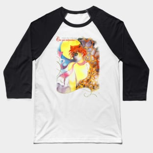 girl cat Baseball T-Shirt